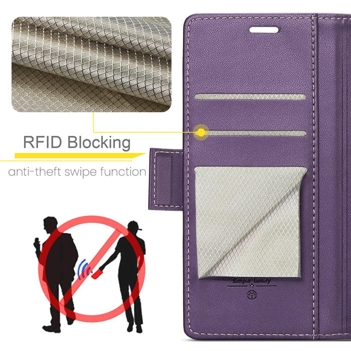 CaseMe Samsung Galaxy A32 5G Wallet RFID Blocking Magnetic Buckle Case