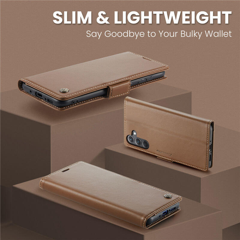 CaseMe Samsung Galaxy A35 Wallet RFID Blocking Case