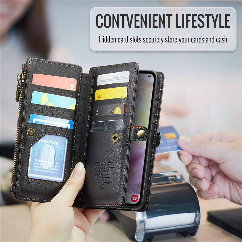 CaseMe Samsung Galaxy A35 Wallet RFID Blocking Crossbody Phone Case