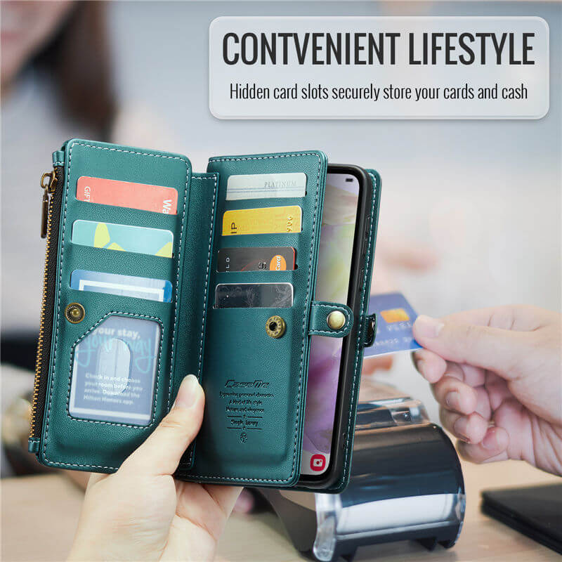 CaseMe Samsung Galaxy A35 Wallet RFID Blocking Crossbody Phone Case