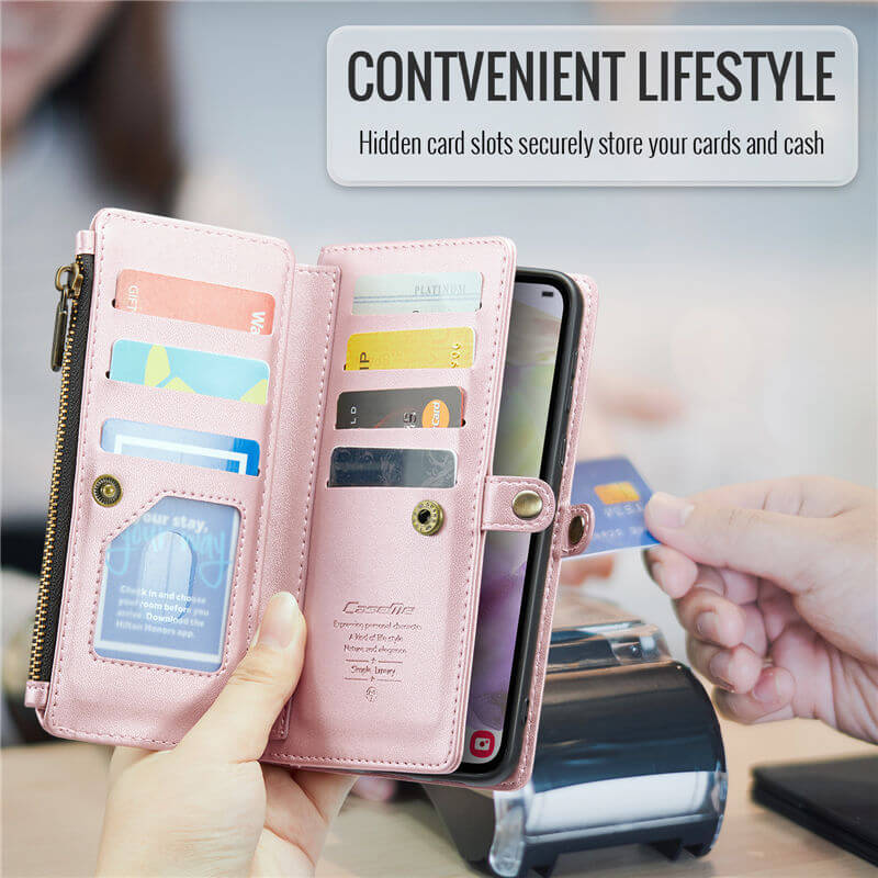 CaseMe Samsung Galaxy A35 Wallet RFID Blocking Crossbody Phone Case