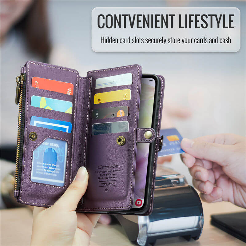 CaseMe Samsung Galaxy A35 Wallet RFID Blocking Crossbody Phone Case