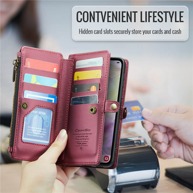 CaseMe Samsung Galaxy A35 Wallet RFID Blocking Crossbody Phone Case