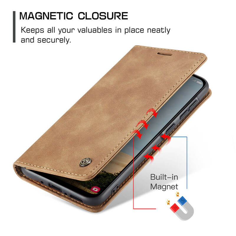 CaseMe Samsung Galaxy A56 5G Wallet Suede Leather Case