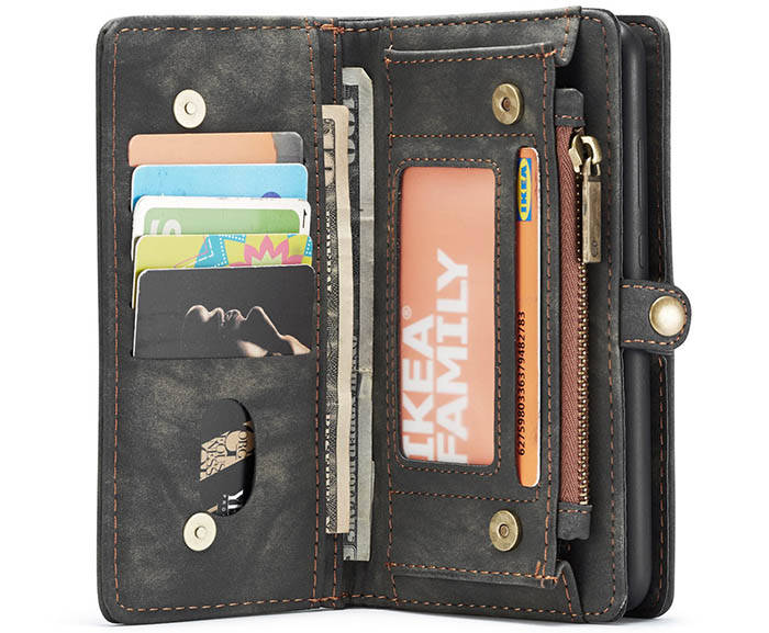 CaseMe Samsung Galaxy A52 5G Zipper Wallet Magnetic Detachable 2 in 1 Case