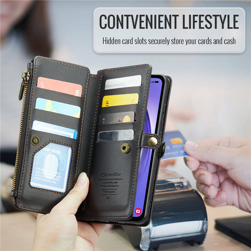 CaseMe Samsung Galaxy A54 5G Wallet RFID Blocking Crossbody Phone Case