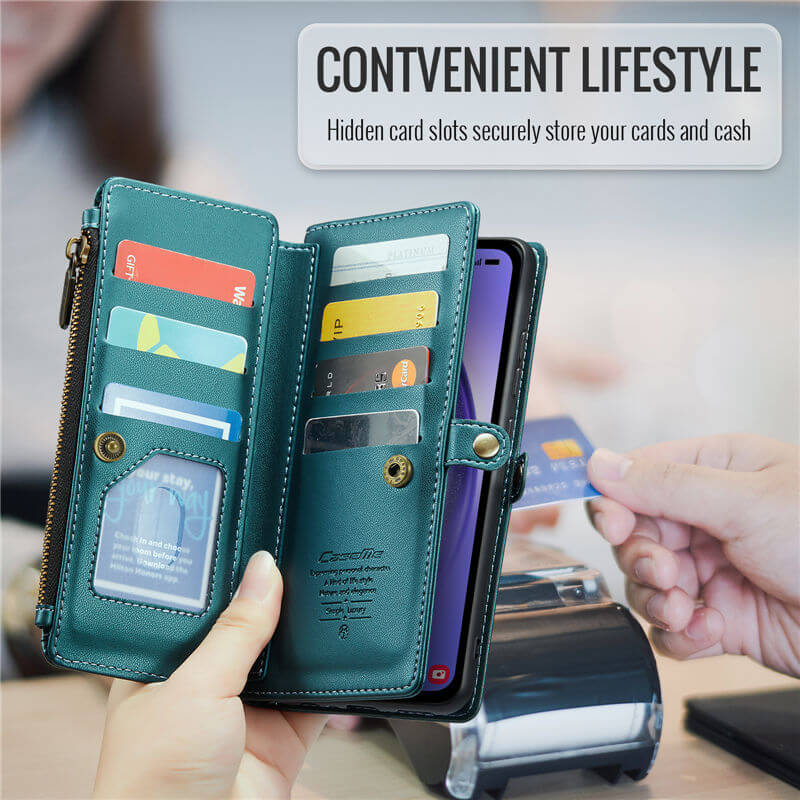 CaseMe Samsung Galaxy A54 5G Wallet RFID Blocking Crossbody Phone Case