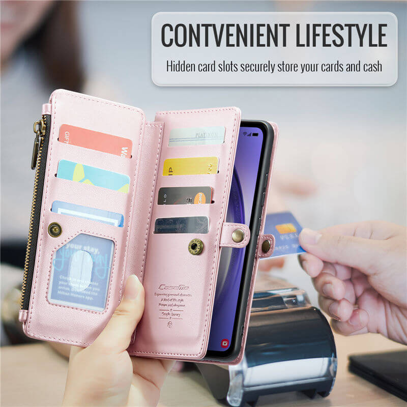 CaseMe Samsung Galaxy A54 5G Wallet RFID Blocking Crossbody Phone Case