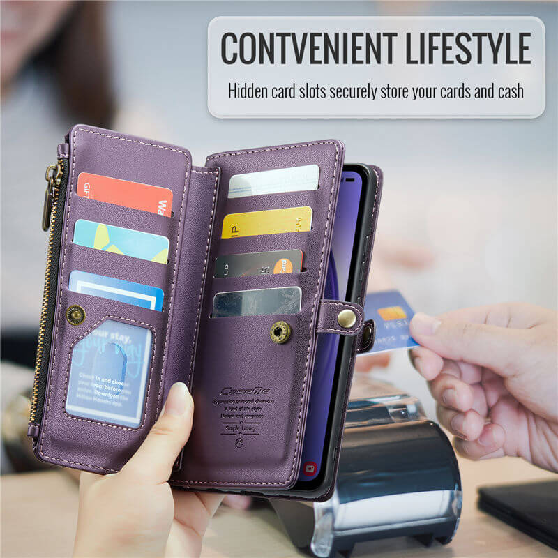 CaseMe Samsung Galaxy A54 5G Wallet RFID Blocking Crossbody Phone Case