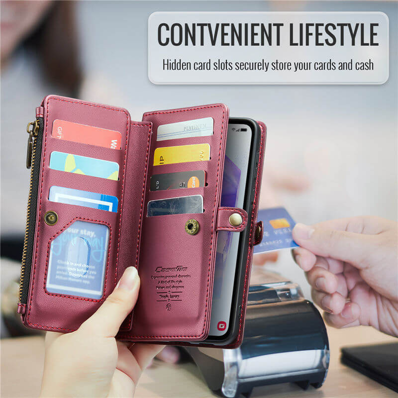 CaseMe Samsung Galaxy A55 Wallet RFID Blocking Crossbody Phone Case