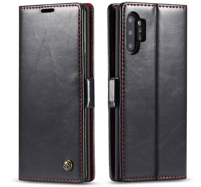 CaseMe Samsung Galaxy Note 10 Plus Wallet Magnetic Flip Stand Leather Case