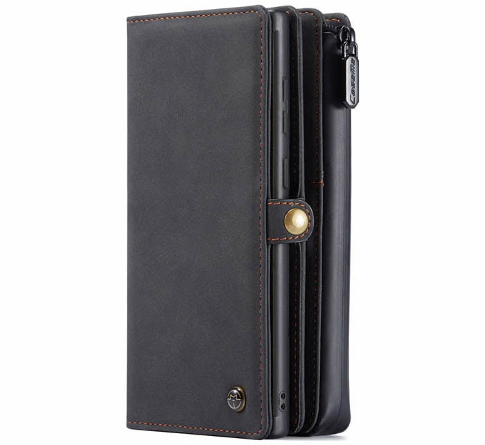 CaseMe Samsung Galaxy Note 20 Multi-Functional Zipper Wallet Magnetic Detachable 2 in 1 Folio Case