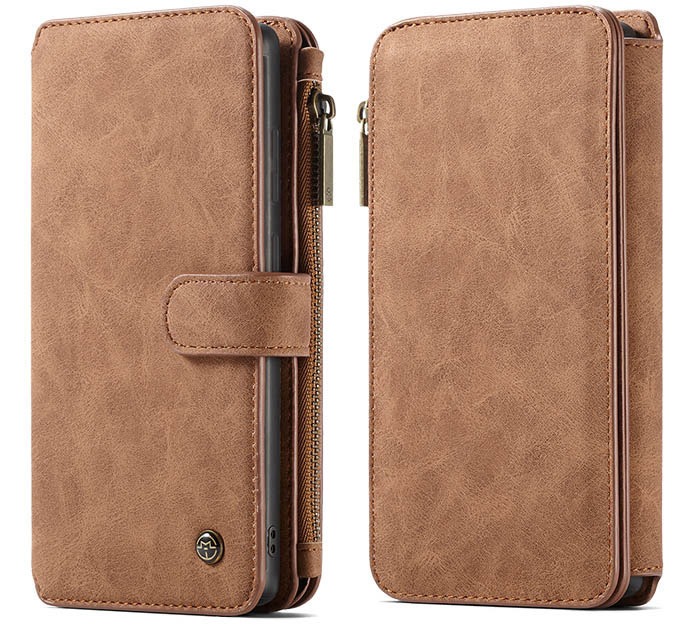 CaseMe Samsung Galaxy Note 20 Ultra Wallet Magnetic Case Brown