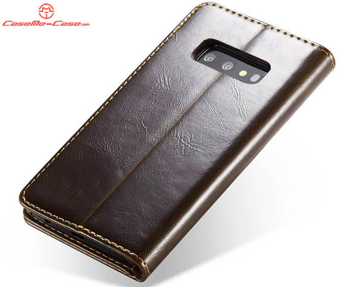 CaseMe Samsung Galaxy S10e Wallet Magnetic Flip Stand Leather Case