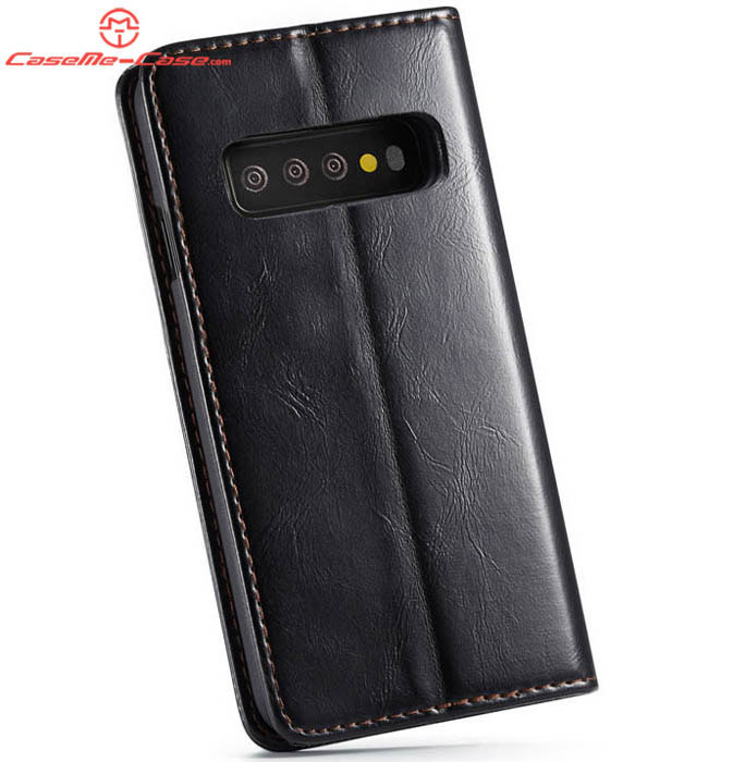 CaseMe Samsung Galaxy S10 Wallet Magnetic Flip Stand Leather Case