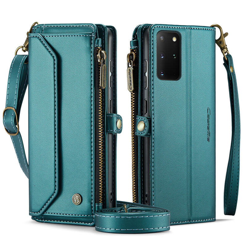 CaseMe Samsung Galaxy S20 Plus Wallet RFID Blocking Crossbody Phone Case