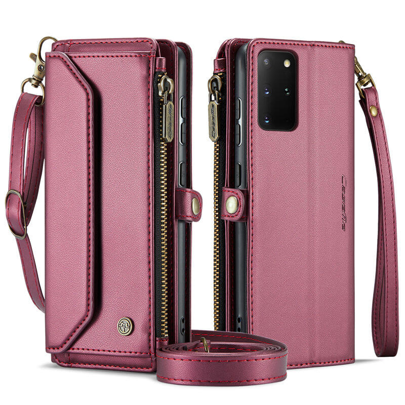 CaseMe Samsung Galaxy S20 Plus Wallet RFID Blocking Crossbody Phone Case