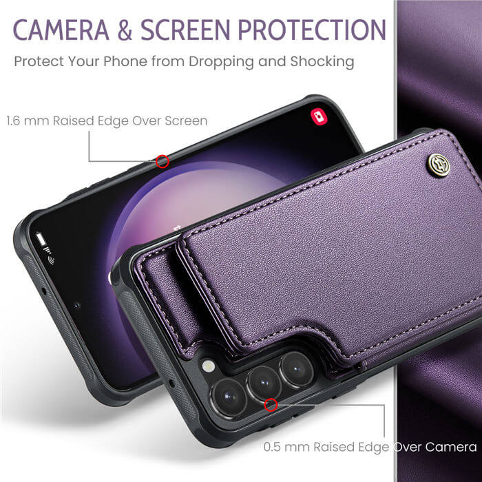 CaseMe Samsung Galaxy S23 RFID Blocking Card Holder Case