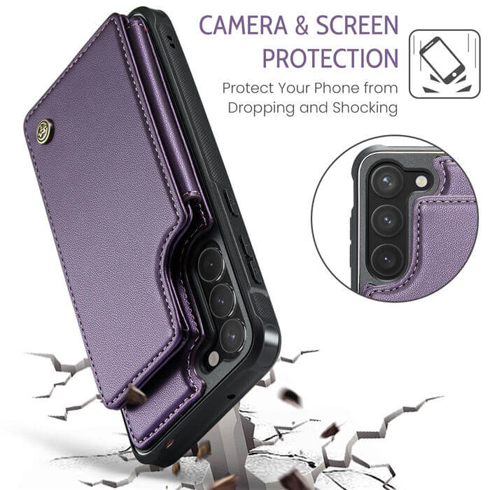 CaseMe Samsung Galaxy S23 RFID Blocking Card Holder Case