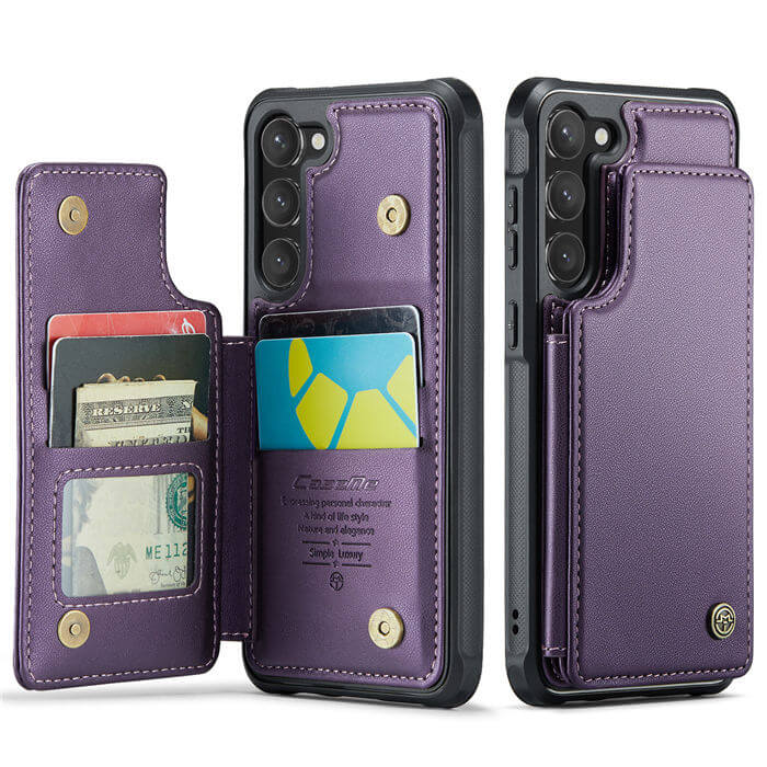 CaseMe Samsung Galaxy S23 RFID Blocking Card Holder Case