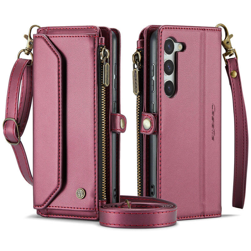 CaseMe Samsung Galaxy S23 Wallet RFID Blocking Crossbody Phone Case