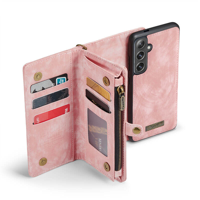 CaseMe Samsung Galaxy S24 FE Wallet Case with Wrist Strap