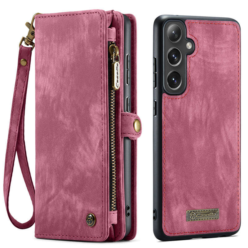 CaseMe Samsung Galaxy S24 FE Wallet Case with Wrist Strap