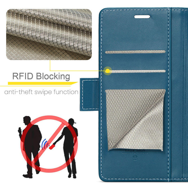 CaseMe Samsung Galaxy S24 FE Wallet RFID Blocking Case