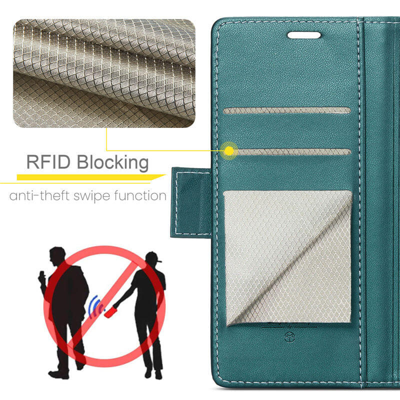 CaseMe Samsung Galaxy S24 FE Wallet RFID Blocking Case