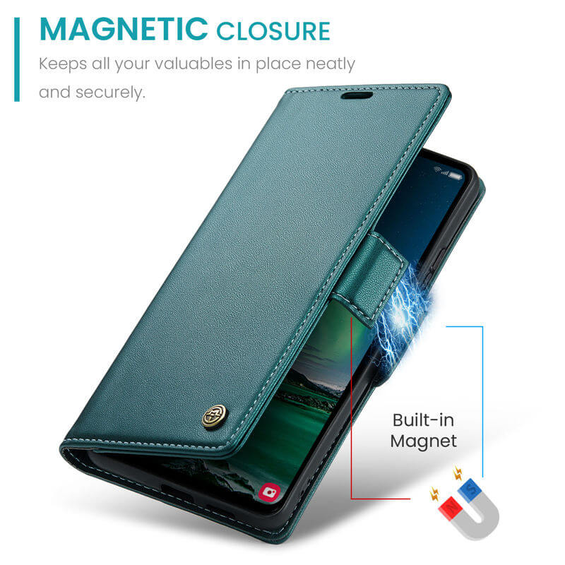 CaseMe Samsung Galaxy S24 FE Wallet RFID Blocking Case