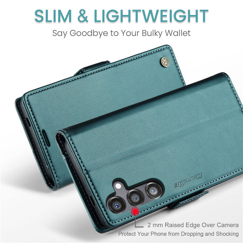 CaseMe Samsung Galaxy S24 FE Wallet RFID Blocking Case