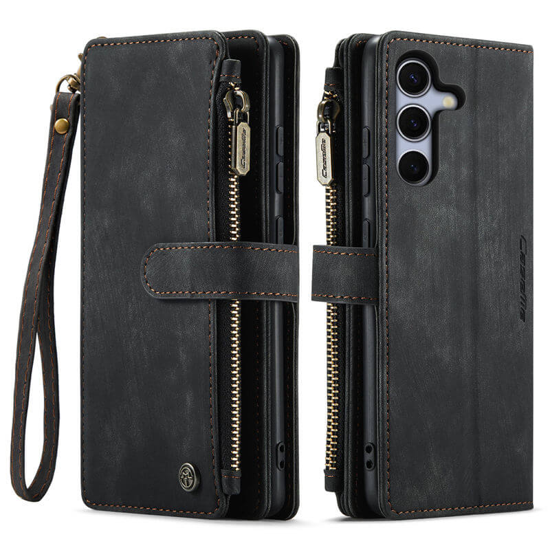 CaseMe Samsung Galaxy S25 Wallet Case with Wrist Strap