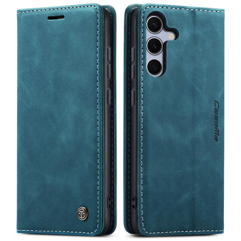 CaseMe Samsung Galaxy S25 Plus Wallet Suede Leather Case