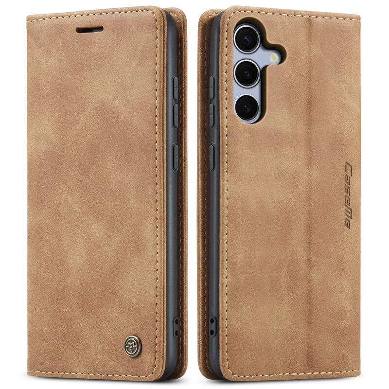 CaseMe Samsung Galaxy S25 Wallet Suede Leather Case