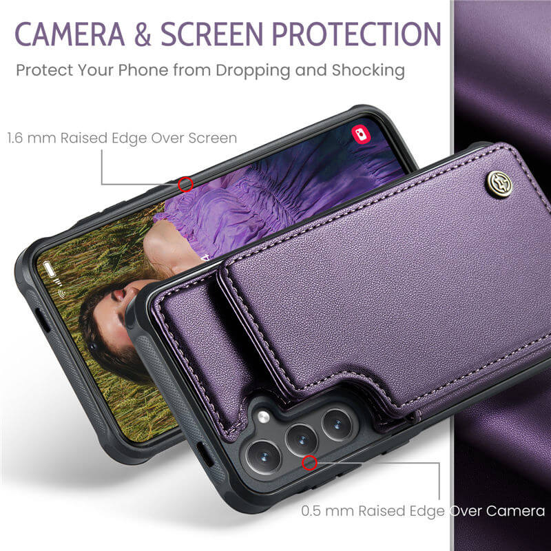 CaseMe Samsung Galaxy S25 Plus RFID Blocking Card Holder Case