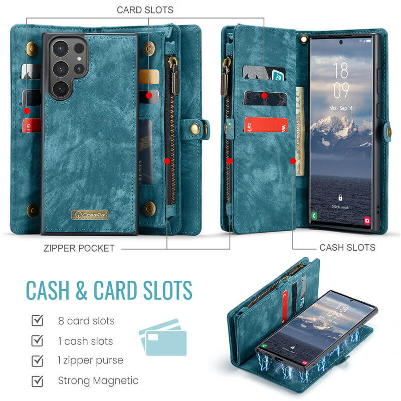 CaseMe Samsung Galaxy S25 Ultra Wallet Case