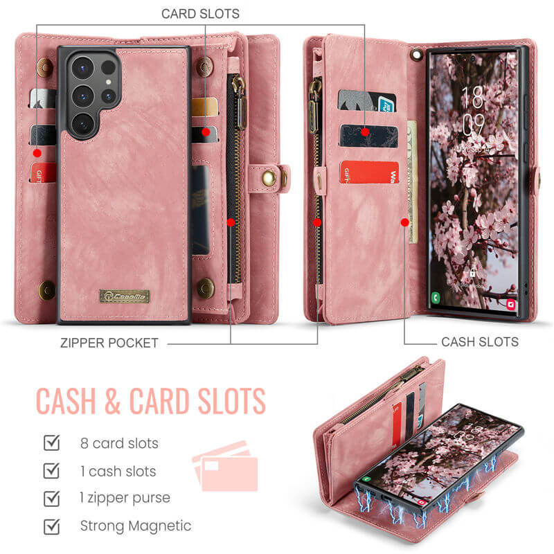 CaseMe Samsung Galaxy S25 Ultra Wallet Case