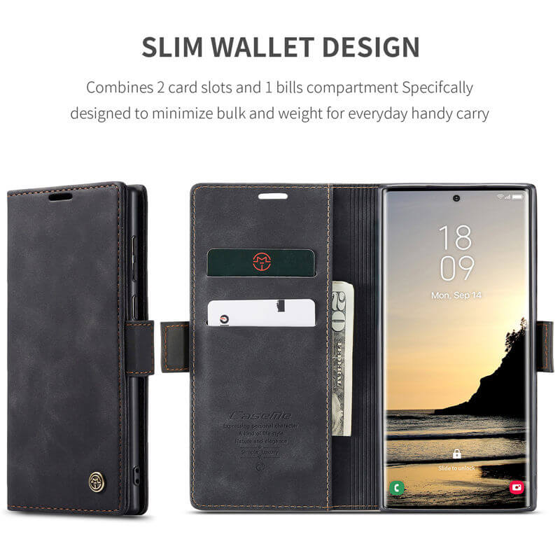 CaseMe Samsung Galaxy S25 Ultra Wallet Case