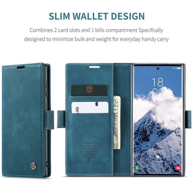 CaseMe Samsung Galaxy S25 Ultra Wallet Case