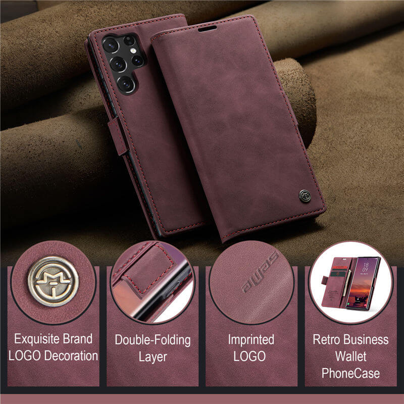 CaseMe Samsung Galaxy S25 Ultra Wallet Case