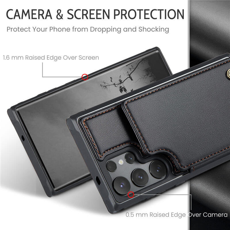 CaseMe Samsung Galaxy S25 Ultra RFID Blocking Card Holder Case