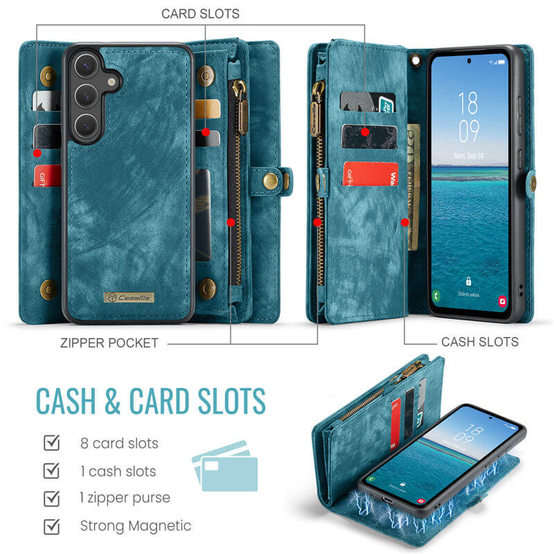 CaseMe Samsung Galaxy S25 Plus Wallet Case