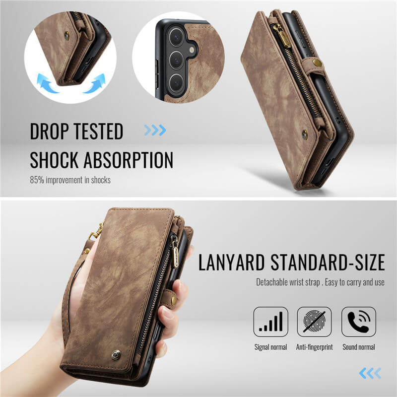 CaseMe Samsung Galaxy S25 Wallet Case