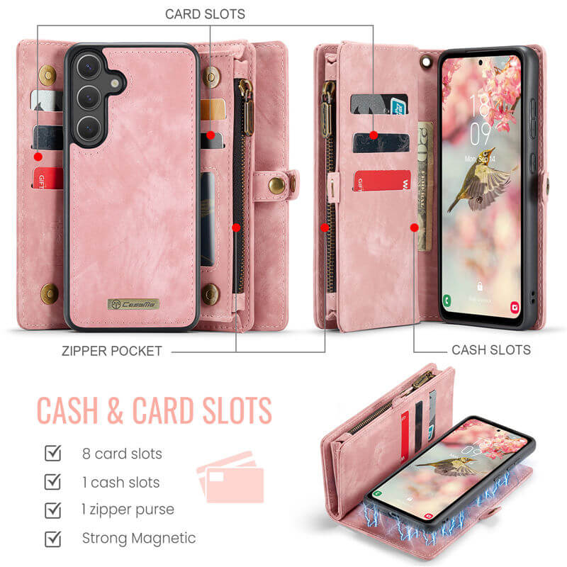 CaseMe Samsung Galaxy S25 Wallet Case