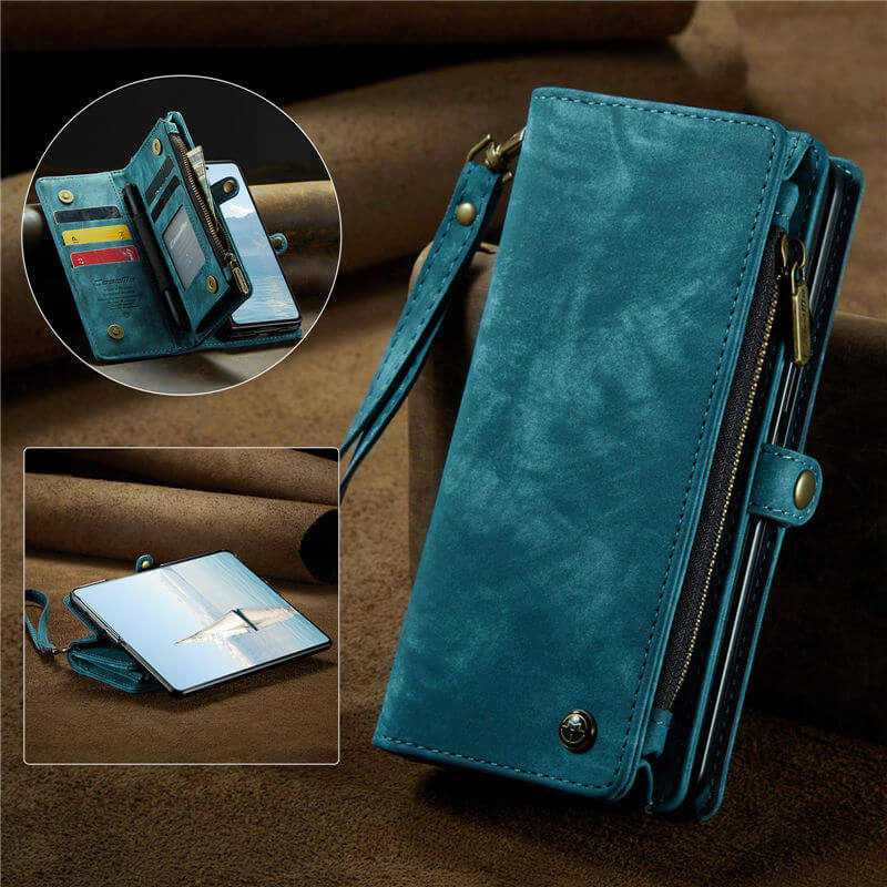 CaseMe Samsung Galaxy Z Fold6 Wallet Case with Wrist Strap