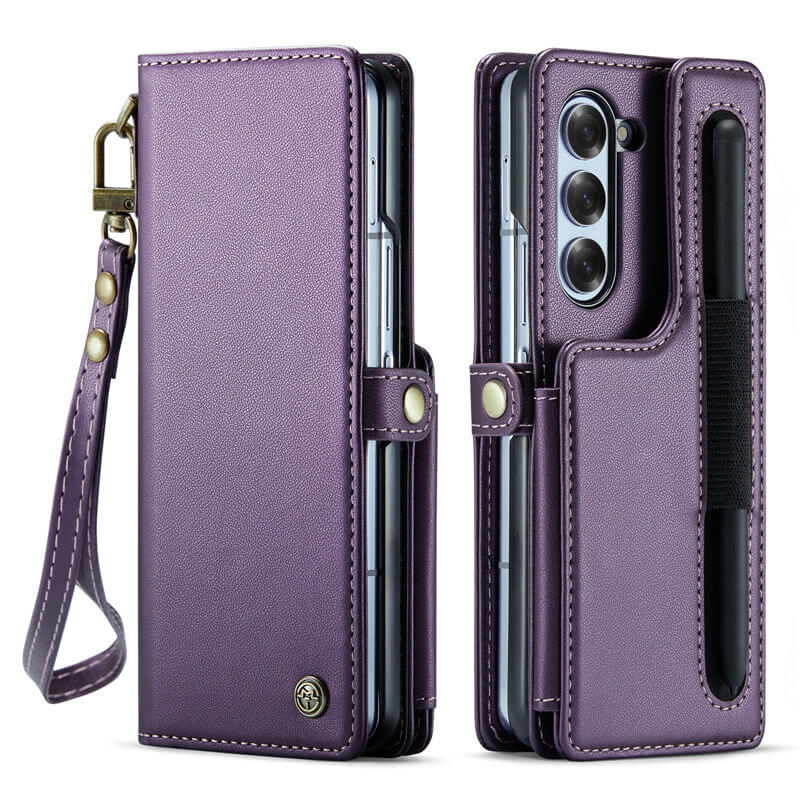 CaseMe Samsung Galaxy Z Fold6 Wallet RFID Blocking Kickstand Case