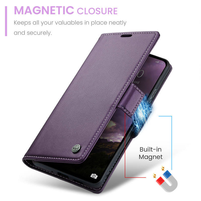 CaseMe Xiaomi 14C Wallet RFID Blocking Case