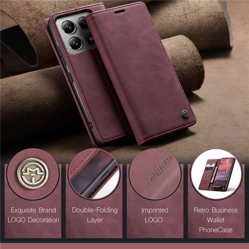 CaseMe Xiaomi 14T Pro Wallet Case