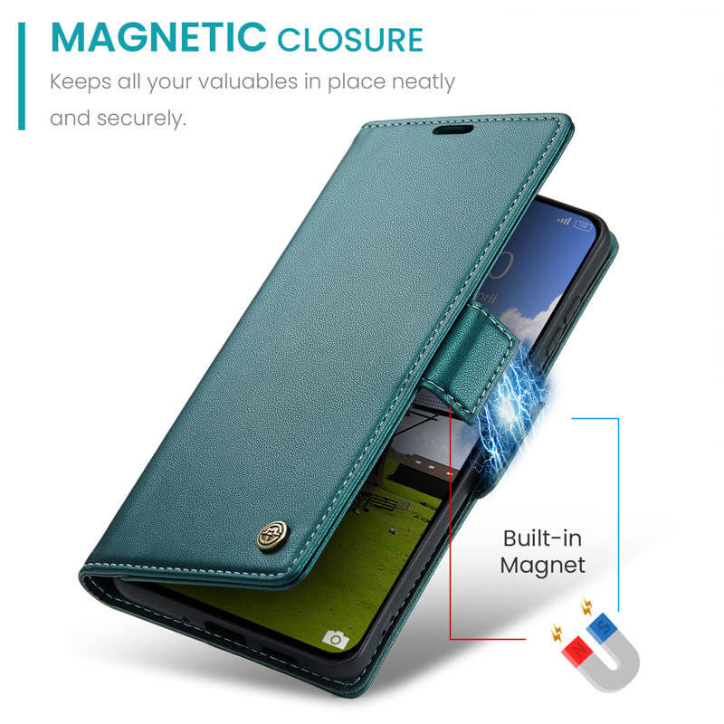 CaseMe Xiaomi 14T Pro Wallet RFID Blocking Case