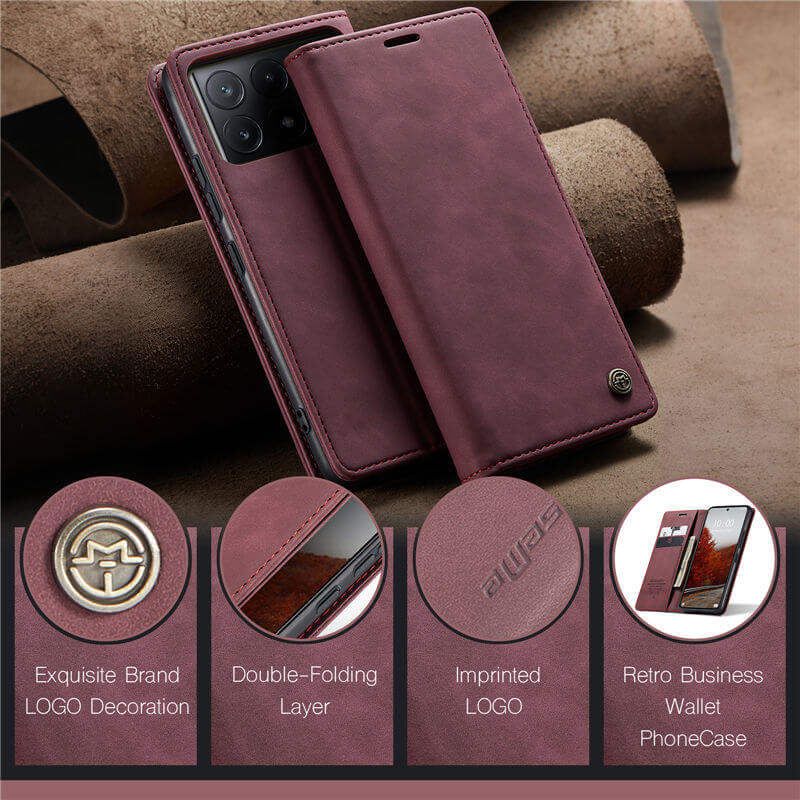 CaseMe Xiaomi Poco X6 Pro Wallet Case